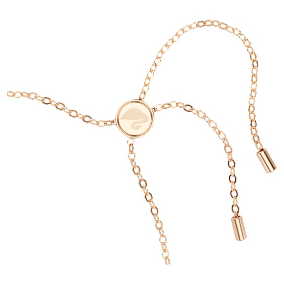 Bracelet One, Cœur, Rose, Doré à l’or rose 18 carats (750/1000) - Swarovski, 5646745