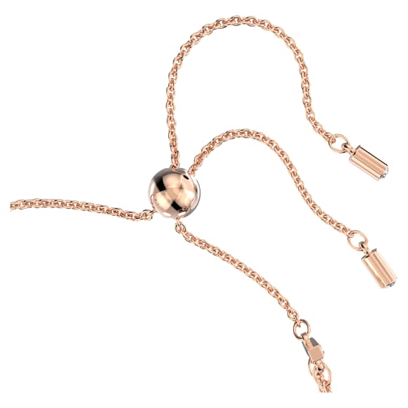 One armband, Verschillende slijpvormen, Hart, Roze, Roségoudkleurige toplaag - Swarovski, 5646747
