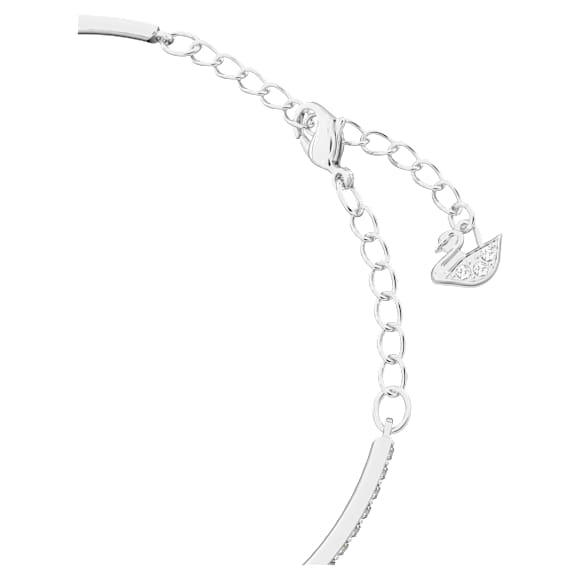 Una bracelet, Round cut, Oval shape, Blue, Rhodium plated - Swarovski, 5646749