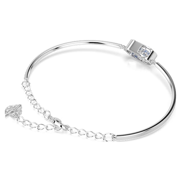 Una ブレスレット, ラウンド・カット、楕円形, ブルー, ロジウム・プレーティング - Swarovski, 5646749