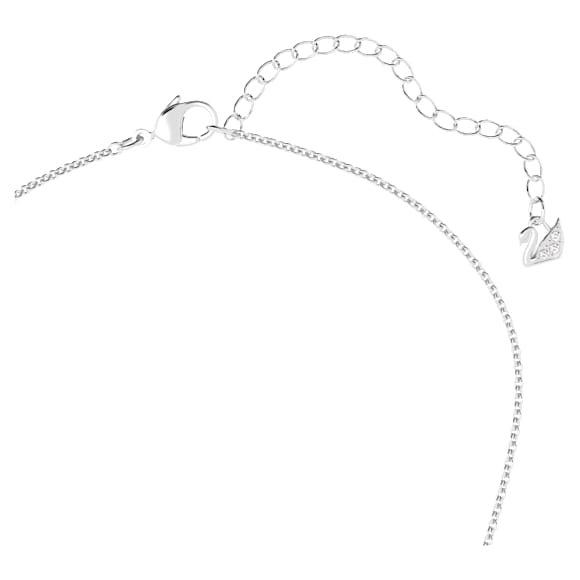 Angelic Square set, White, Rhodium plated - Swarovski, 5646907