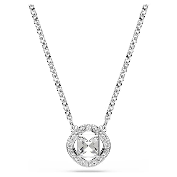 Una Angelic 套装, 白色, 镀铑 - Swarovski, 5646907
