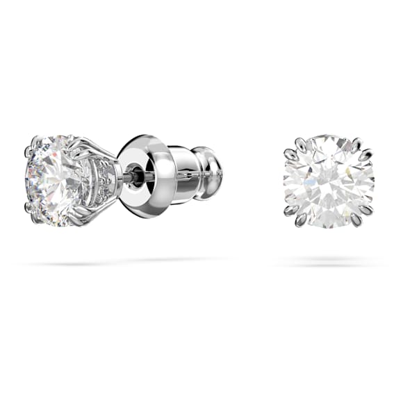 Constella set, Round cut, White, Rhodium plated - Swarovski, 5647663