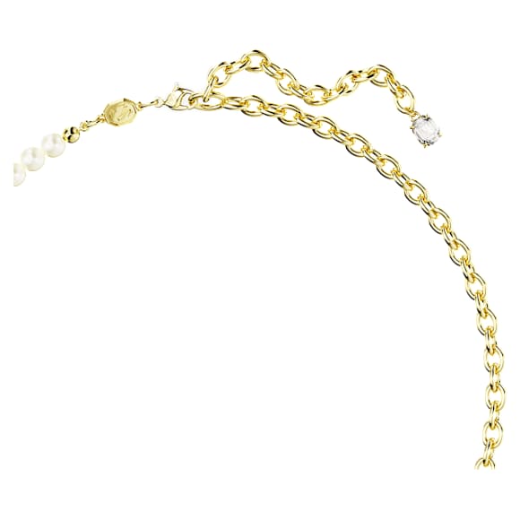 Chinese Zodiac necklace, Rabbit, Multicolored, Gold-tone plated - Swarovski, 5647970