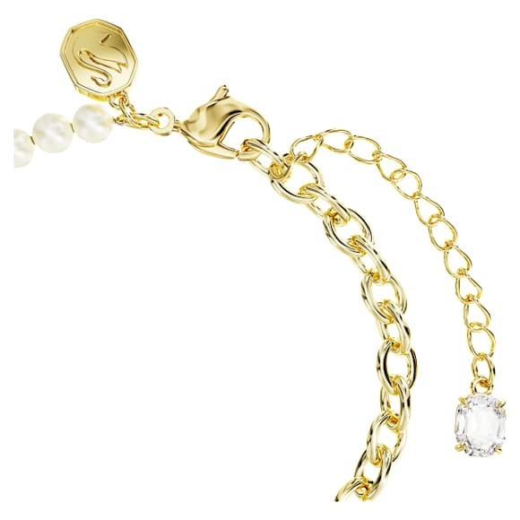 Chinese Zodiac Armband, Hase und Karotte, Mehrfarbig, Goldlegierungsschicht - Swarovski, 5647974