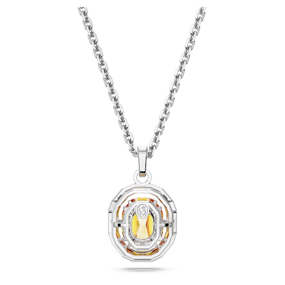 Chroma 链坠, 八角形切割, 流光溢彩, 镀铑 - Swarovski, 5648447