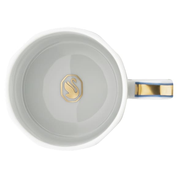 Signum espresso cup with saucer, Porcelain, Blue - Swarovski, 5648501
