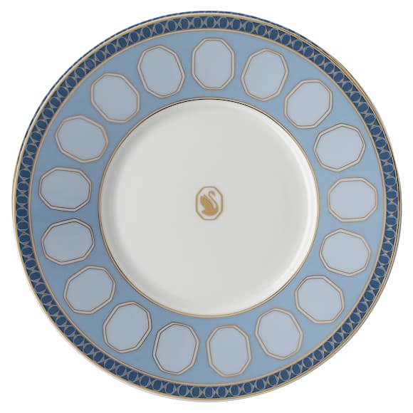 Signum ティーカップ＆ソーサー, 磁器, ブルー - Swarovski, 5648516