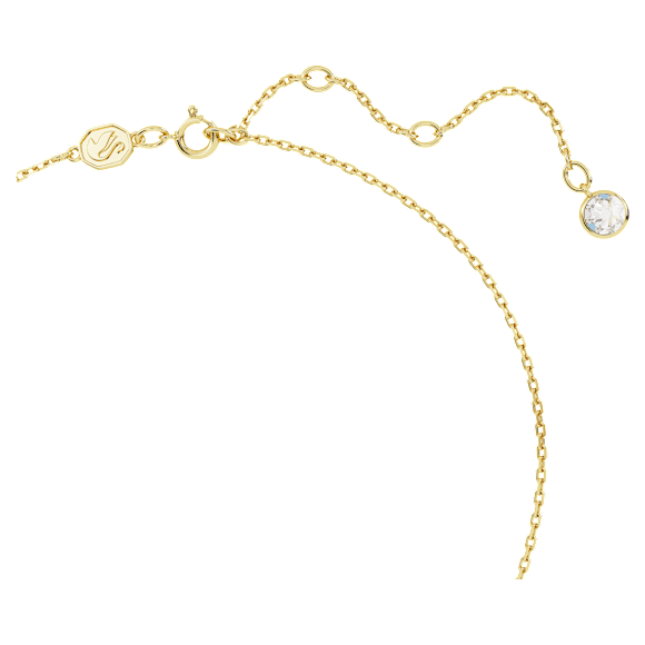 Stilla pendant, Pear cut, Green, Gold-tone plated - Swarovski, 5648751