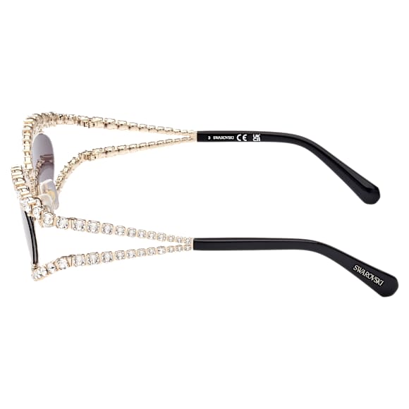 Sunglasses, Statement, SK0385 32B, Grey - Swarovski, 5649012