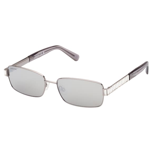 Sonnenbrille, Spiegel, SK0389 14C, Silberfarben - Swarovski, 5649036