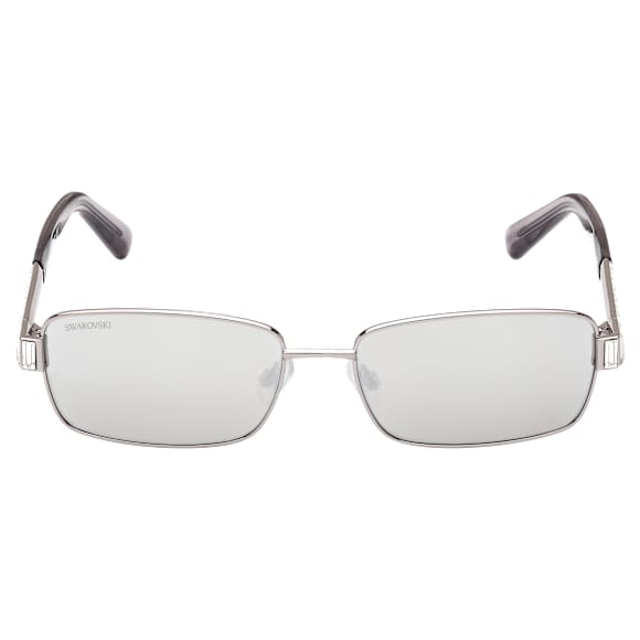 Sonnenbrille, Spiegel, SK0389 14C, Silberfarben - Swarovski, 5649036