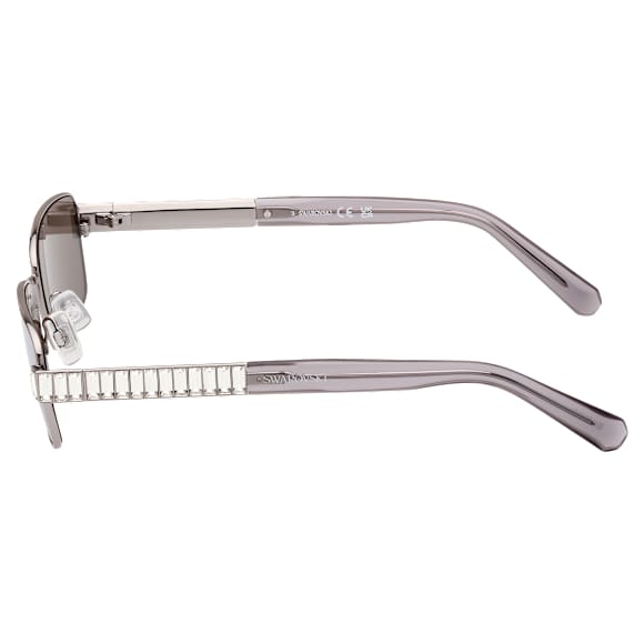 Sonnenbrille, Spiegel, SK0389 14C, Silberfarben - Swarovski, 5649036