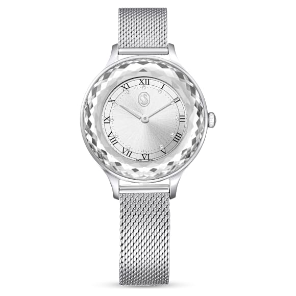 Nova 腕表, 瑞士制造, 金属手链, 银色, 不锈钢 - Swarovski, 5650039