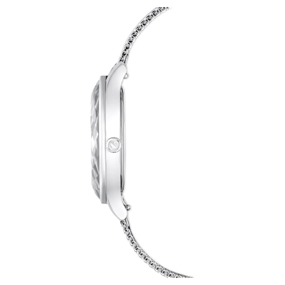 Octea Nova watch, Swiss Made, Metal bracelet, Silver Tone, Stainless steel - Swarovski, 5650039