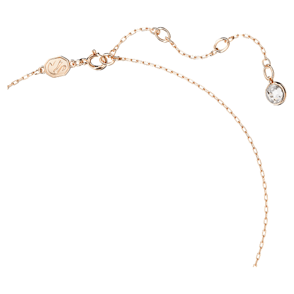 Swan 펜던트, 스완, 미디엄, 그린, 로즈골드 톤 플래팅 - Swarovski, 5650067