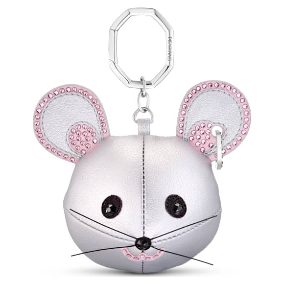 Icons 钥匙扣, 鼠, 流光溢彩, 不锈钢 - Swarovski, 5650129