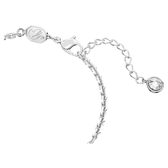 Pop Swan 브레이슬릿, 스완, 핑크, 로듐 플래팅 - Swarovski, 5650188