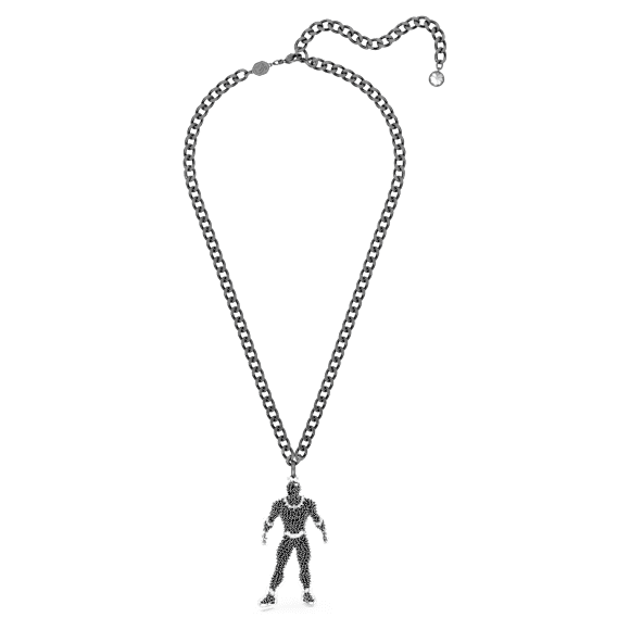 Black Panther © MARVEL necklace, Black Panther, Black, Ruthenium plated - Swarovski, 5650573