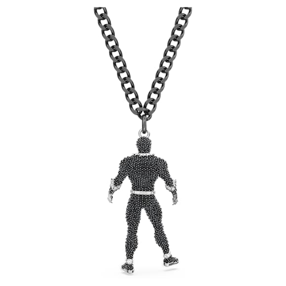 Black Panther © MARVEL necklace, Black Panther, Black, Ruthenium plated - Swarovski, 5650573