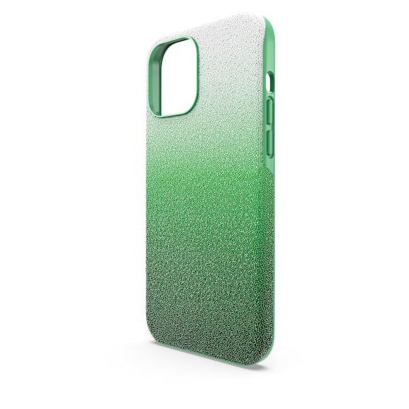 High smartphone case, Color gradient, iPhone® 14, Green - Swarovski, 5650676