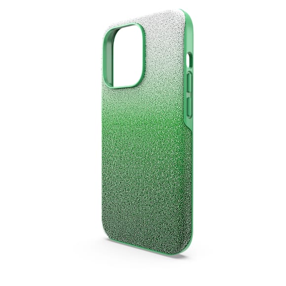 High smartphone case, Color gradient, iPhone® 14 Pro, Green - Swarovski, 5650677