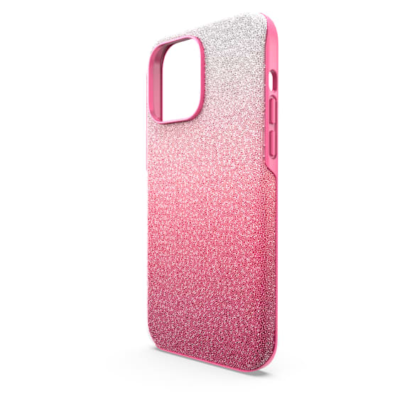 High smartphone case, Color gradient, iPhone® 14 Pro Max, Pink - Swarovski, 5650834