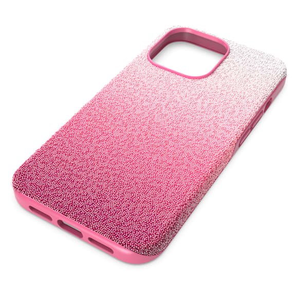 High smartphone case, iPhone® 13 Pro, Pink - Swarovski, 5650835