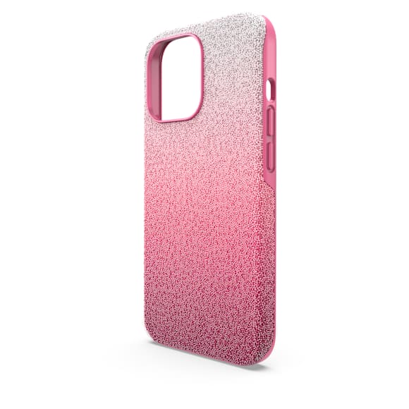 High smartphone case, iPhone® 13 Pro, Pink - Swarovski, 5650835