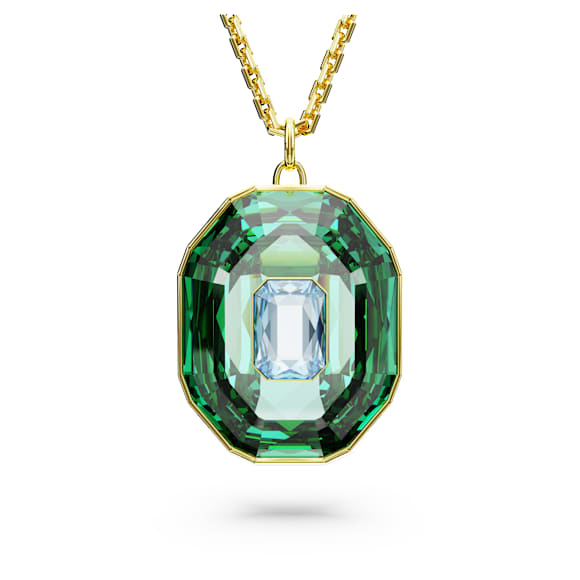 Chroma ペンダント, ミックスカット, 大, マルチカラー, ゴールドトーン・プレーティング - Swarovski, 5651293