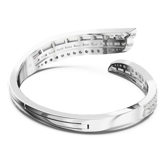 Hyperbola 手镯, 混合切割, 白色, 镀铑 - Swarovski, 5652093