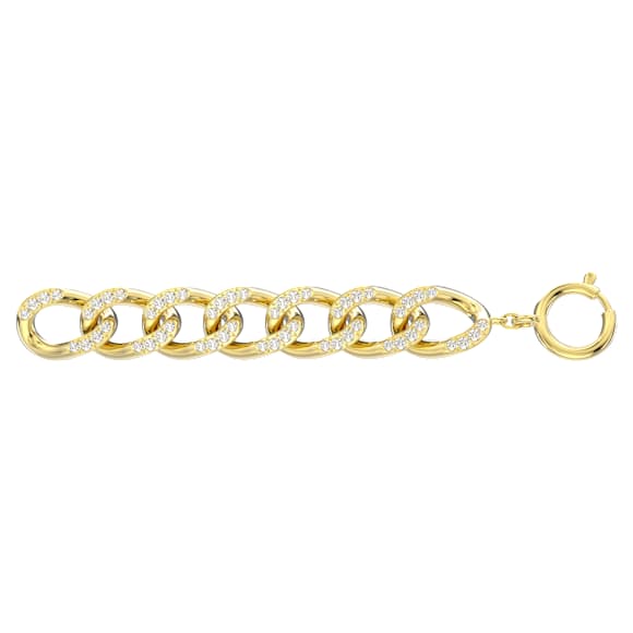 Dextera extender, White, Gold-tone plated - Swarovski, 5652567