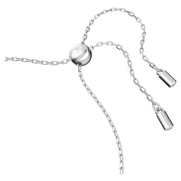 Gema 520 手鏈, 心形, 藍色, 鍍白金色 - Swarovski, 5653011