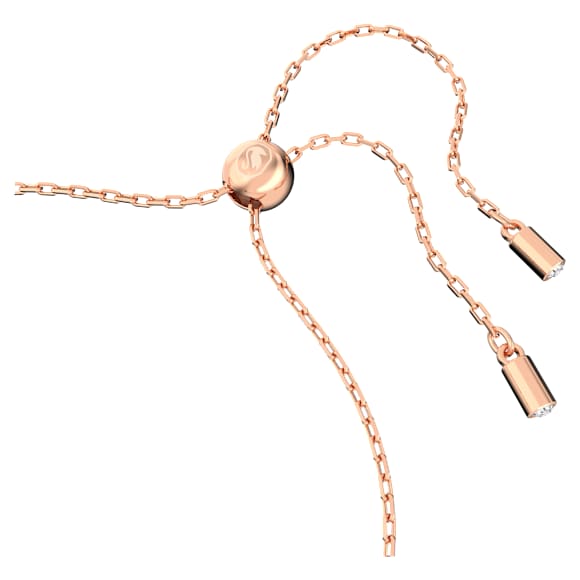 Gema 520 bracelet, Heart, Pink, Rose gold-tone plated - Swarovski, 5653012