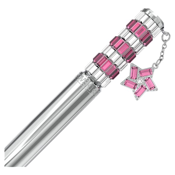 Celebration 2023 圓珠筆, 星星, 粉紅色, 鍍鉻 - Swarovski, 5653398