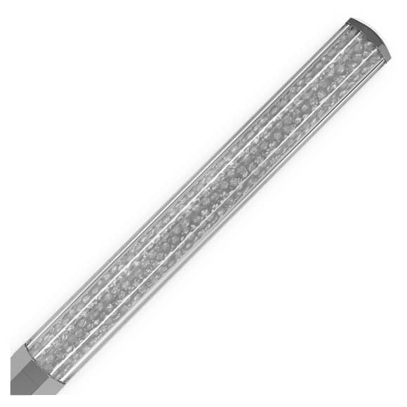 Crystalline ballpoint pen, Octagon shape, Gray, Graphite plated - Swarovski, 5654064