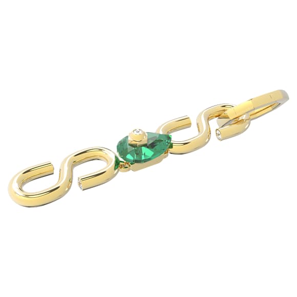 Numina 延長鏈, 綠色, 鍍金（金色飾面） - Swarovski, 5655619