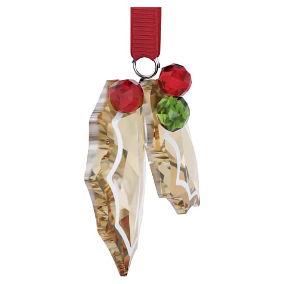 Holiday Cheers Lebkuchen Stechpalmenblätter Ornament - Swarovski, 5656277