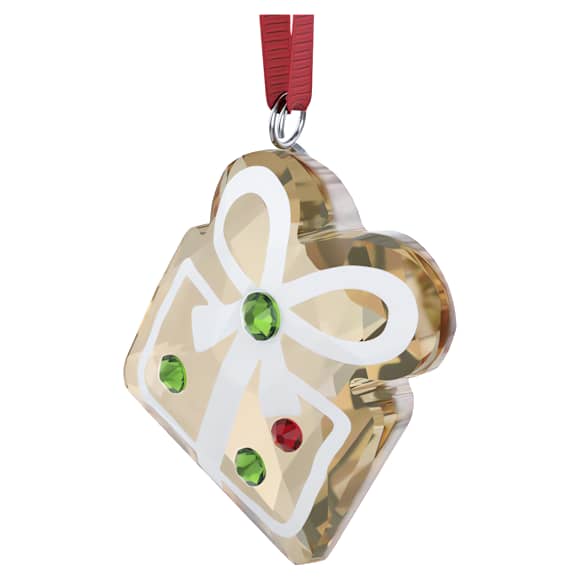 Holiday Cheers Gingerbread Gift Ornament - Swarovski, 5656278