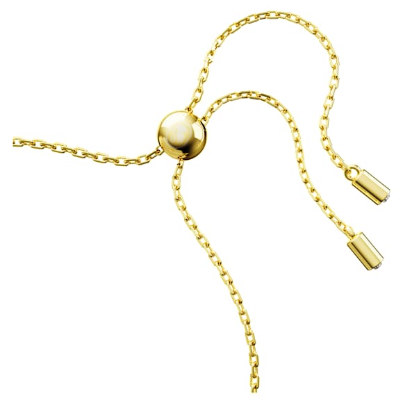 Swan bracelet, Swan, Small, Red, Gold-tone plated - Swarovski, 5656841