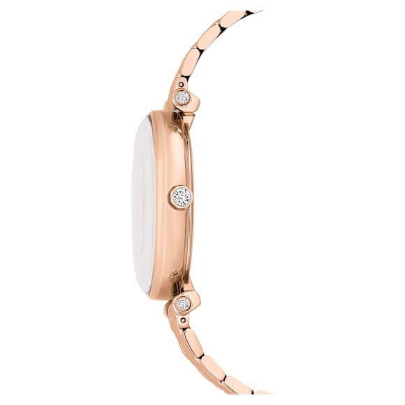 Crystalline Wonder watch, Swiss Made, Metal bracelet, Rose gold tone, Rose gold-tone finish - Swarovski, 5656911