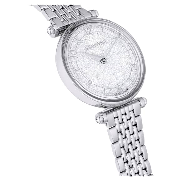 Crystalline Wonder watch, Swiss Made, Metal bracelet, Silver tone, Stainless steel - Swarovski, 5656929