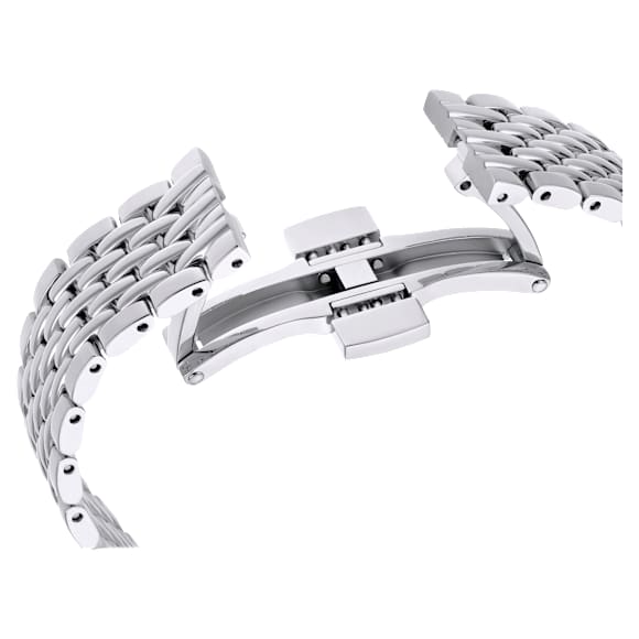 Crystalline Wonder watch, Swiss Made, Metal bracelet, Silver Tone, Stainless steel - Swarovski, 5656929
