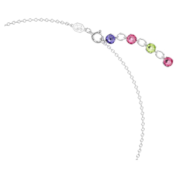 Gema Kolye, Karışık kesimler, Çok renkli, Rodyum kaplama - Swarovski, 5658398