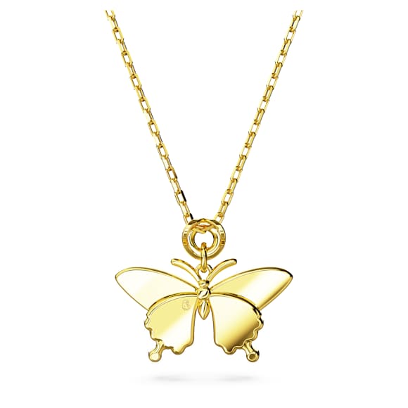 Idyllia pendant, Butterfly, Multicolored, Gold-tone plated - Swarovski, 5658857