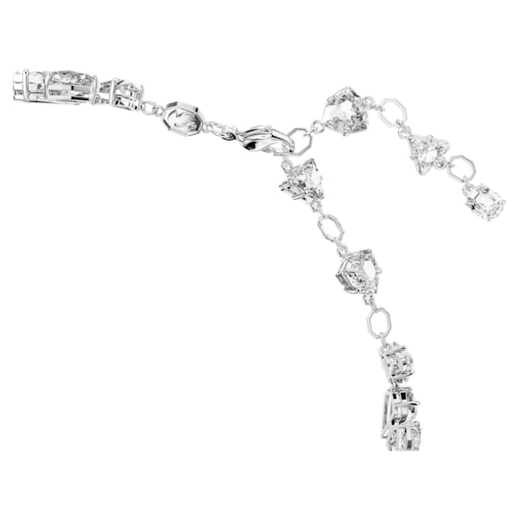 Mesmera Halsband, Verschiedene Schliffe, Weiß, Rhodiniert - Swarovski, 5661523