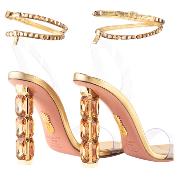 Sandale AQUAZZURA Aura, Ton or doux - Swarovski, 5661902