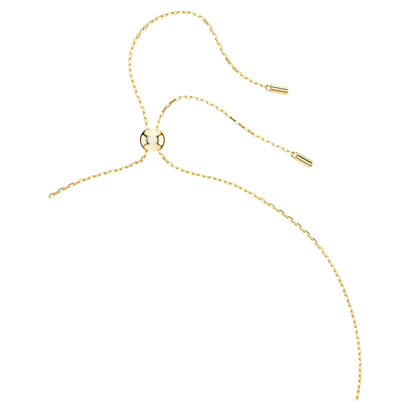 Letra necklace, Love letter, Multicolored, Gold-tone plated - Swarovski, 5662878