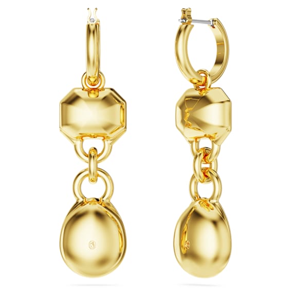Pendientes Imber, Tallas mixtas, Blancos, Baño tono oro - Swarovski, 5663265