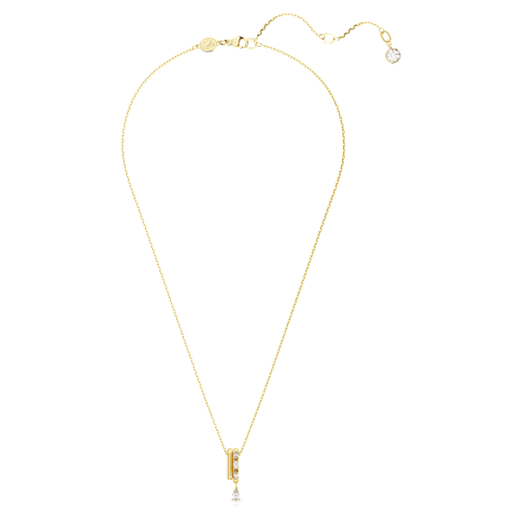 Pendente Dextera, Taglio misto, Bianco, Placcato color oro - Swarovski, 5663333